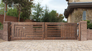 security iron fences and iron gates for homes