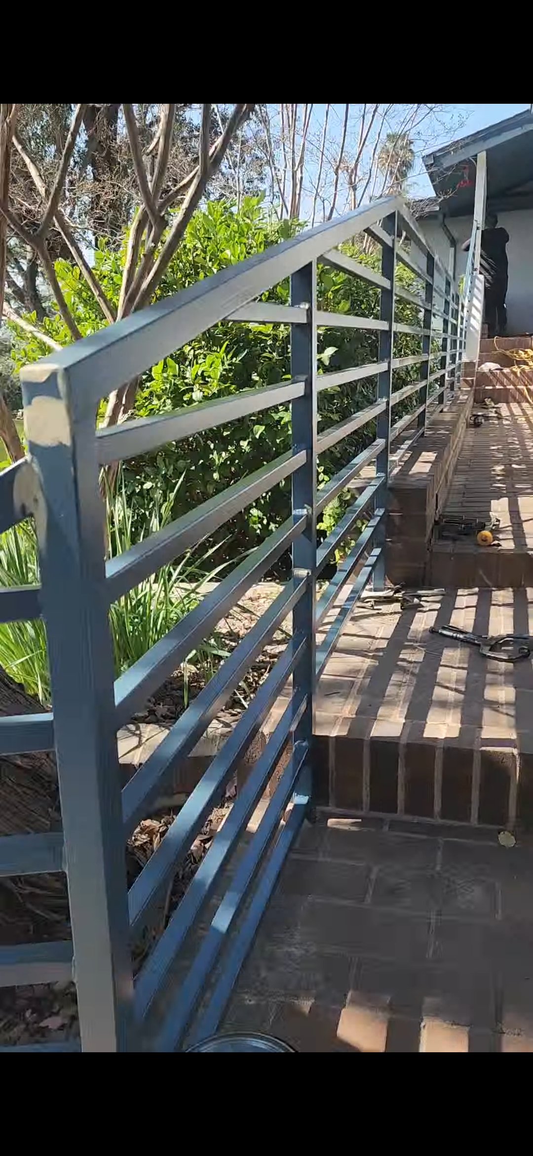 Iron staircase railing Los Angeles