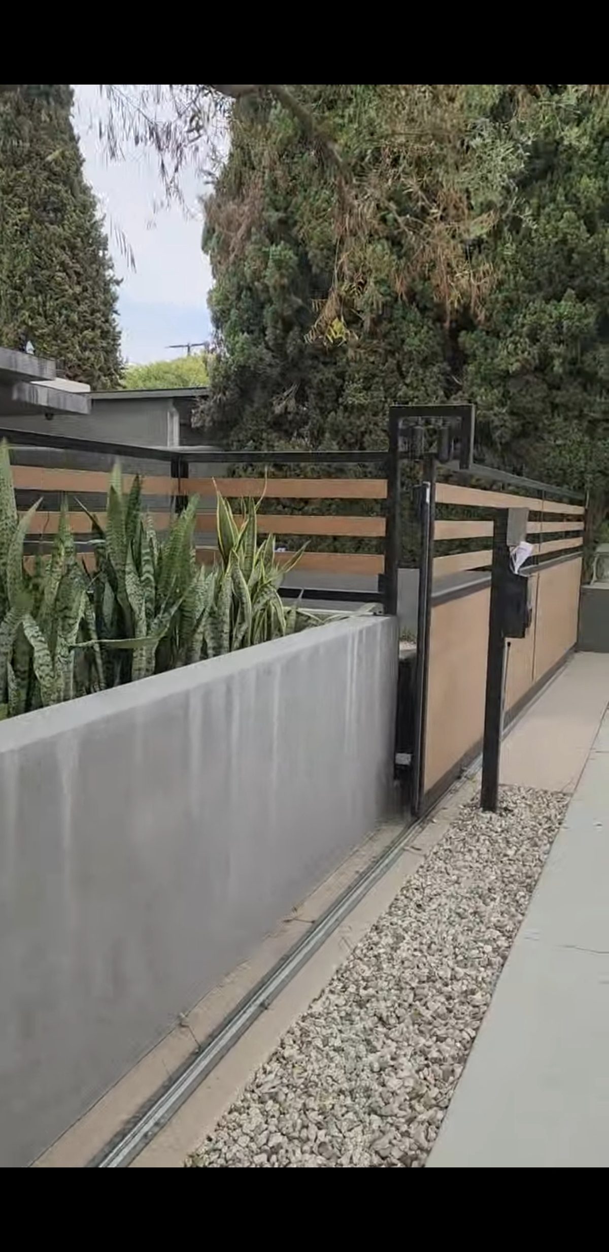 Modern automatic gate
