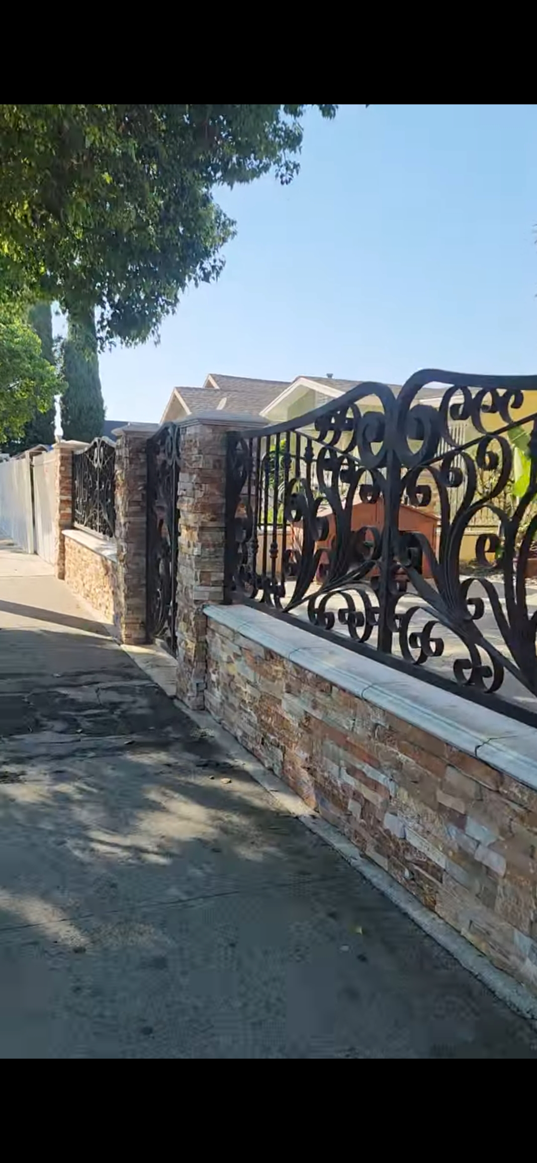 Ornamental Scroll Fence