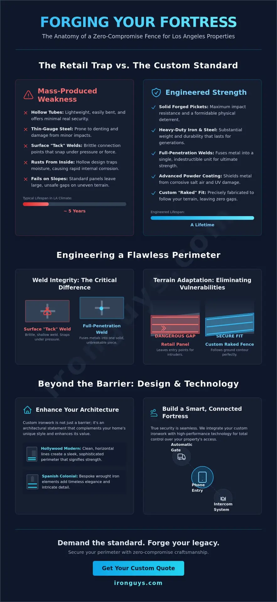 Horizontal Iron Fence Design Los Angeles: Elite Security & Modern Artistry 1 Horizontal Iron Fence Design Los Angeles: Elite Security & Modern Artistry
