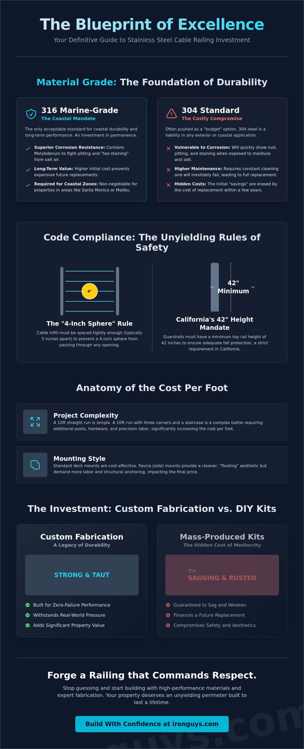 Stainless Steel Cable Railing Cost Per Foot: The 2026 No-Nonsense Guide 1 Stainless Steel Cable Railing Cost Per Foot: The 2026 No-Nonsense Guide