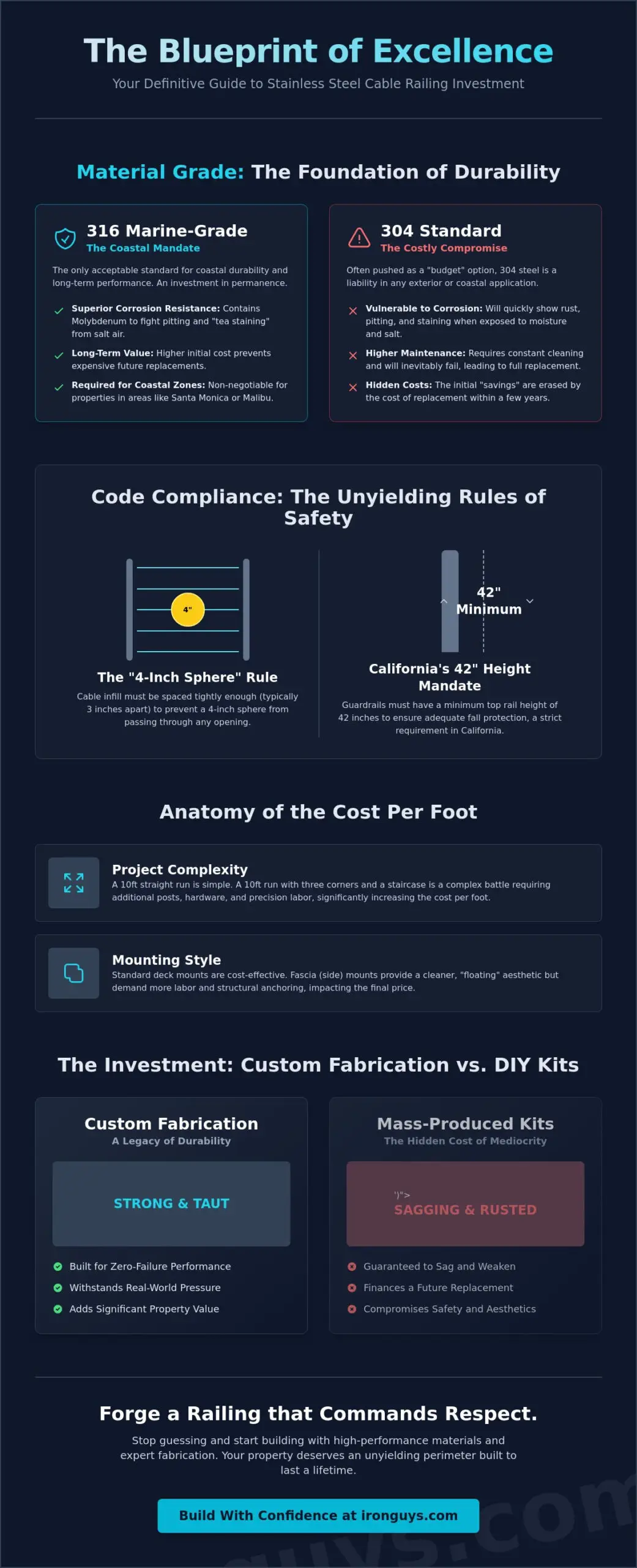 Stainless Steel Cable Railing Cost Per Foot: The 2026 No-Nonsense Guide